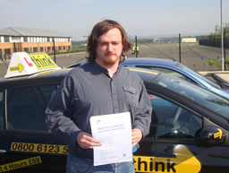 Jack guildford happy with think driving school